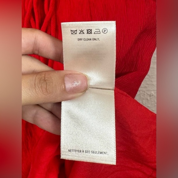 Anthropologie Maeve Juliet Corseted Textured Mini Dress in Red Women’s US Size 8 - Picture 10 of 16